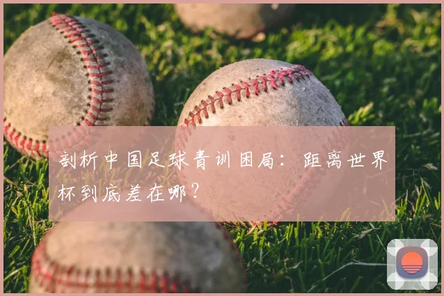 剖析中国足球青训困局:距离世界杯到底差在哪?